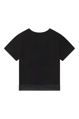 T-shirt en coton biologique - Noir - DKNY