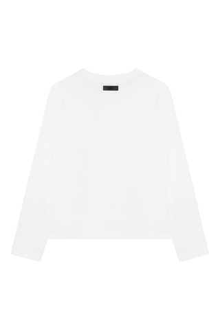 T-shirt en coton biologique - Blanc - DKNY
