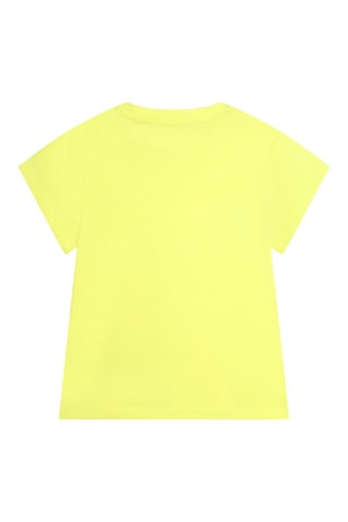 T-shirt en coton biologique - Jaune - DKNY