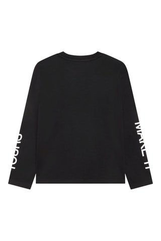 T-shirt en coton biologique - Noir - DKNY