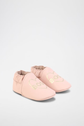Chaussons en cuir - Rose - Boss