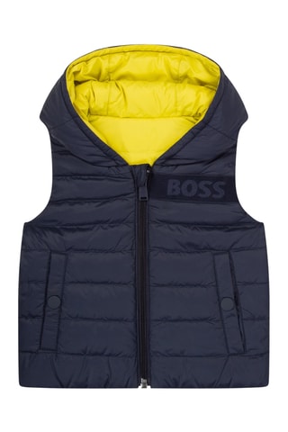 Doudoune réversible sans manches - Bleu marine - Hugo Boss