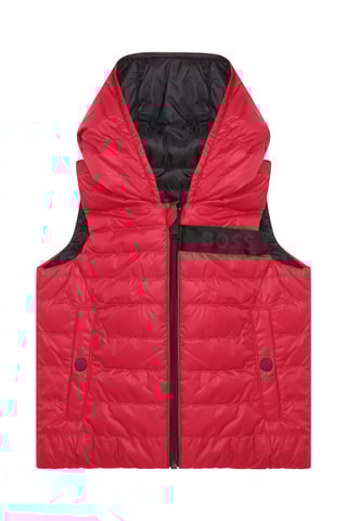 Doudoune réversible sans manches - Rouge - Hugo Boss