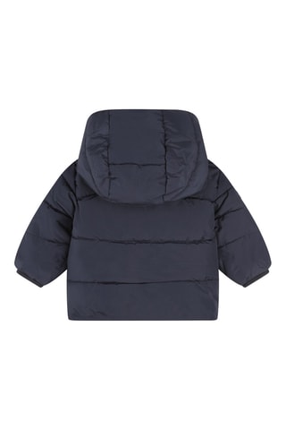 Doudoune matelassée à capuche - Bleu - Boss