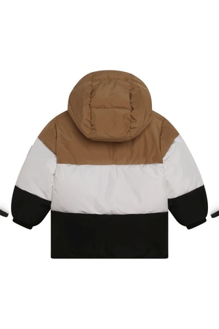Doudoune à capuche - Marron et noir - Boss