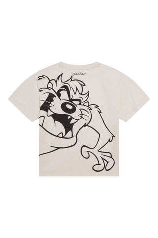 T-shirt en coton biologique Taz Looney Tunes - Ecru - DKNY