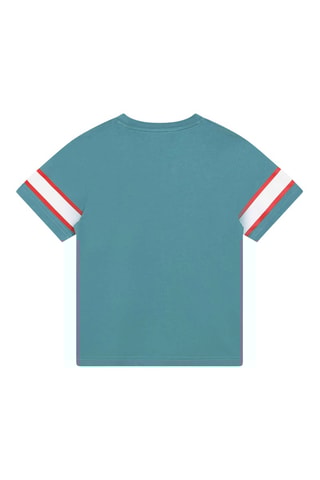 T-shirt en coton biologique - Bleu canard - DKNY