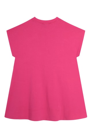 Robe en coton biologique - Fuchsia - DKNY
