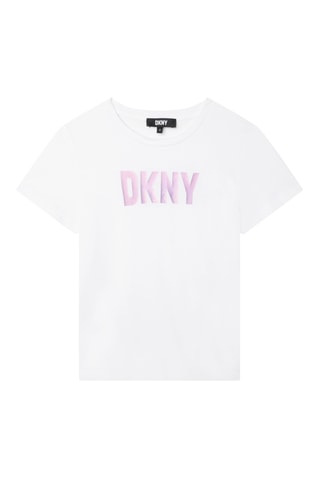 T-shirt en biologique - Blanc - DKNY