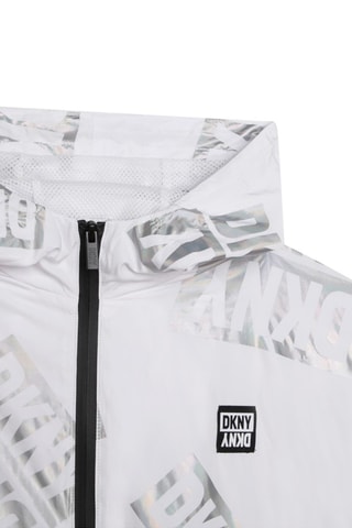 Coupe-vent à capuche - Ecru - DKNY