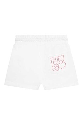 Short en coton biologique - Blanc - Hugo