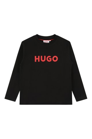 T-shirt en coton biologique Hugo - Noir - Hugo