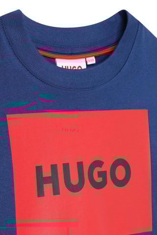 T-shirt en coton biologique Hugo - Bleu marine - Hugo