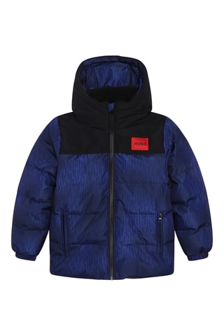 Doudoune à capuche - Bleu marine - Hugo