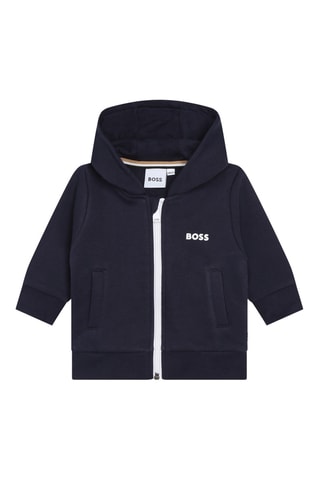 Sweat à capuche - Bleu marine - Boss