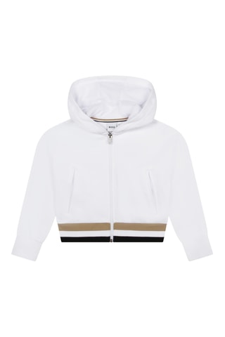 Sweat à capuche - Blanc - Boss