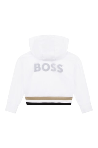 Sweat à capuche - Blanc - Boss