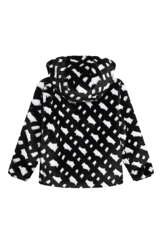 Manteau à capuche - Noir et blanc - Boss