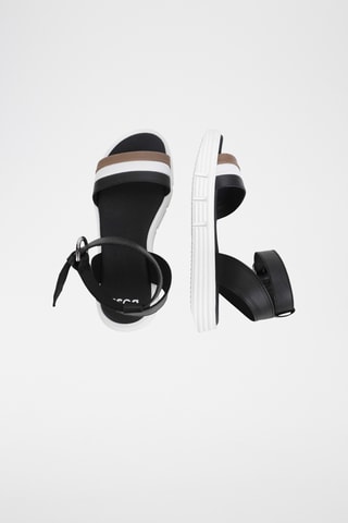Sandales en cuir - Noir - Boss