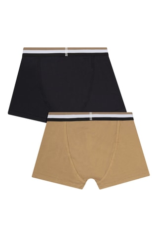 2 boxers - Noir et beige - Boss