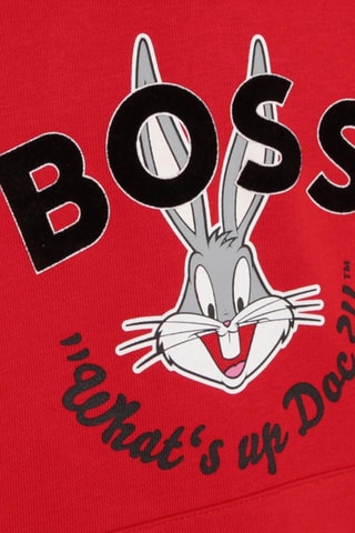 Sweat à capuche Bugs Bunny Looney Tunes - Rouge - Boss