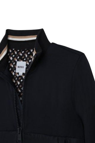 Veste bi-matière - Bleu marine - Boss
