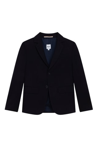 Veste de costume en laine - Bleu marine - Boss