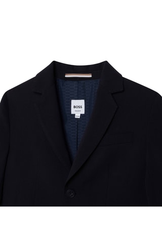 Veste de costume en laine - Bleu marine - Boss