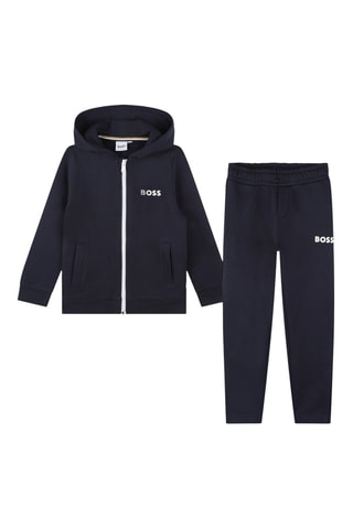 Sweat à capuche et pantalon - Bleu marine - Boss