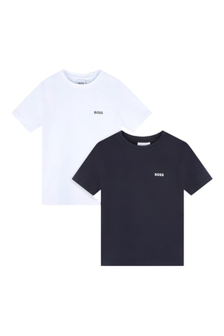 2 t-shirts - Bleu marine et blanc - Boss