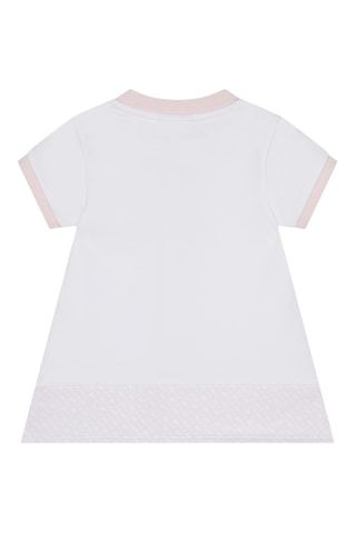 Robe et legging - Blanc et rose