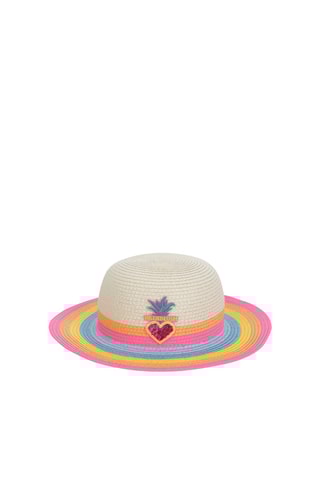 Chapeau de paille - Blanc et jaune - Billieblush