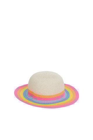 Chapeau de paille - Blanc et jaune - Billieblush