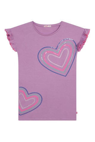 Robe t-shirt - Violet - Billieblush