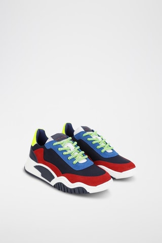 Baskets en cuir - Bleu et rouge - Marc Jacobs