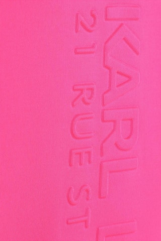 Robe sweat à capuche - Rose - Karl Lagerfeld