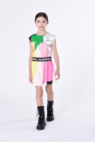 Robe - Blanc et rose - Karl Lagerfeld
