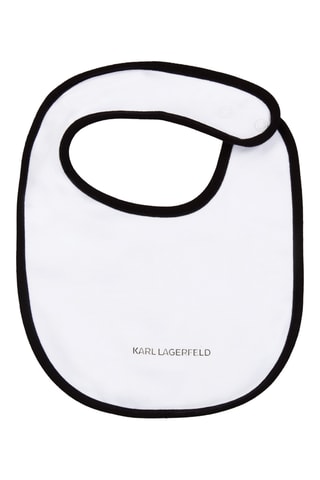 Grenouillère et bavoir - Blanc - Karl Lagerfeld