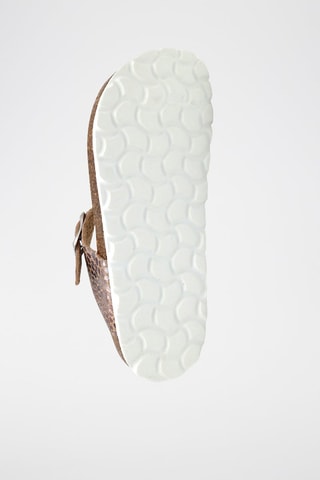 Tongs Saumon et bordeaux