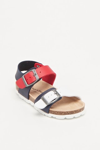Sandales Bleu marine et rouge