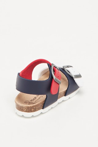 Sandales Bleu marine et rouge