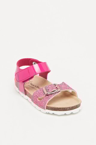 Sandales Fuchsia et rose