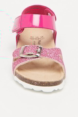 Sandales Fuchsia et rose