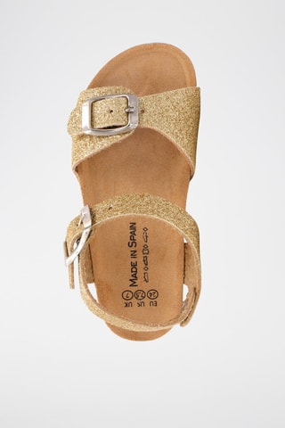 Sandales Doré