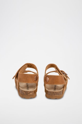 Sandales en cuir Rosso Camel