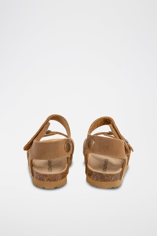 Sandales en cuir Rosso Marron clair