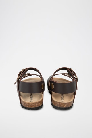 Sandales en cuir Jumanji Marron