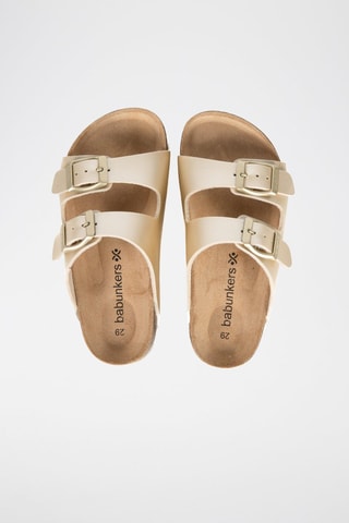 Mules Ibiza Doré