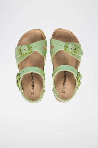 Sandales Renne Vert