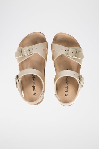 Sandales Renne Doré